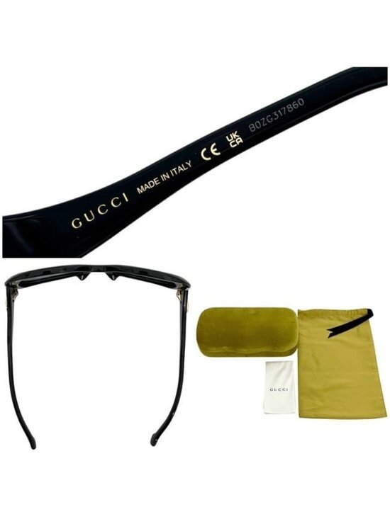 Gucci Sunglasses Black Interlocking Eyewear main image 5
